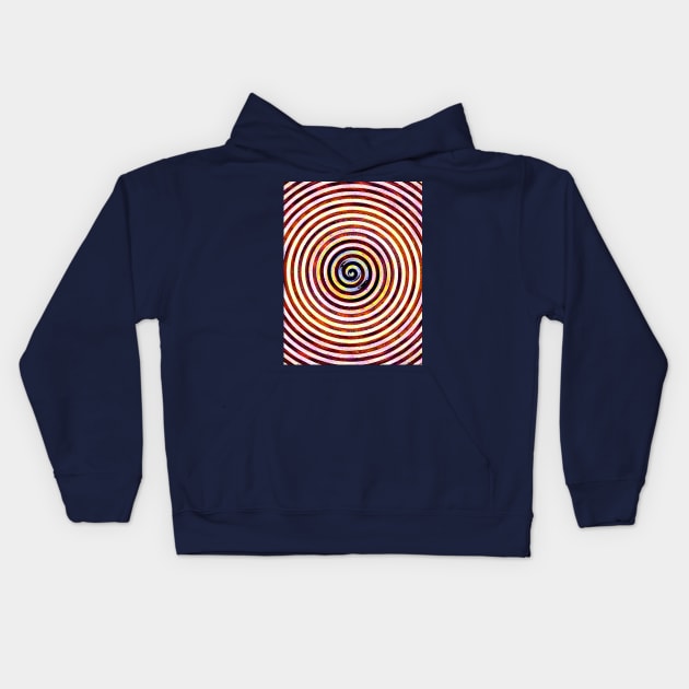 Spiral archaic hypnosis Kids Hoodie by Stonerin